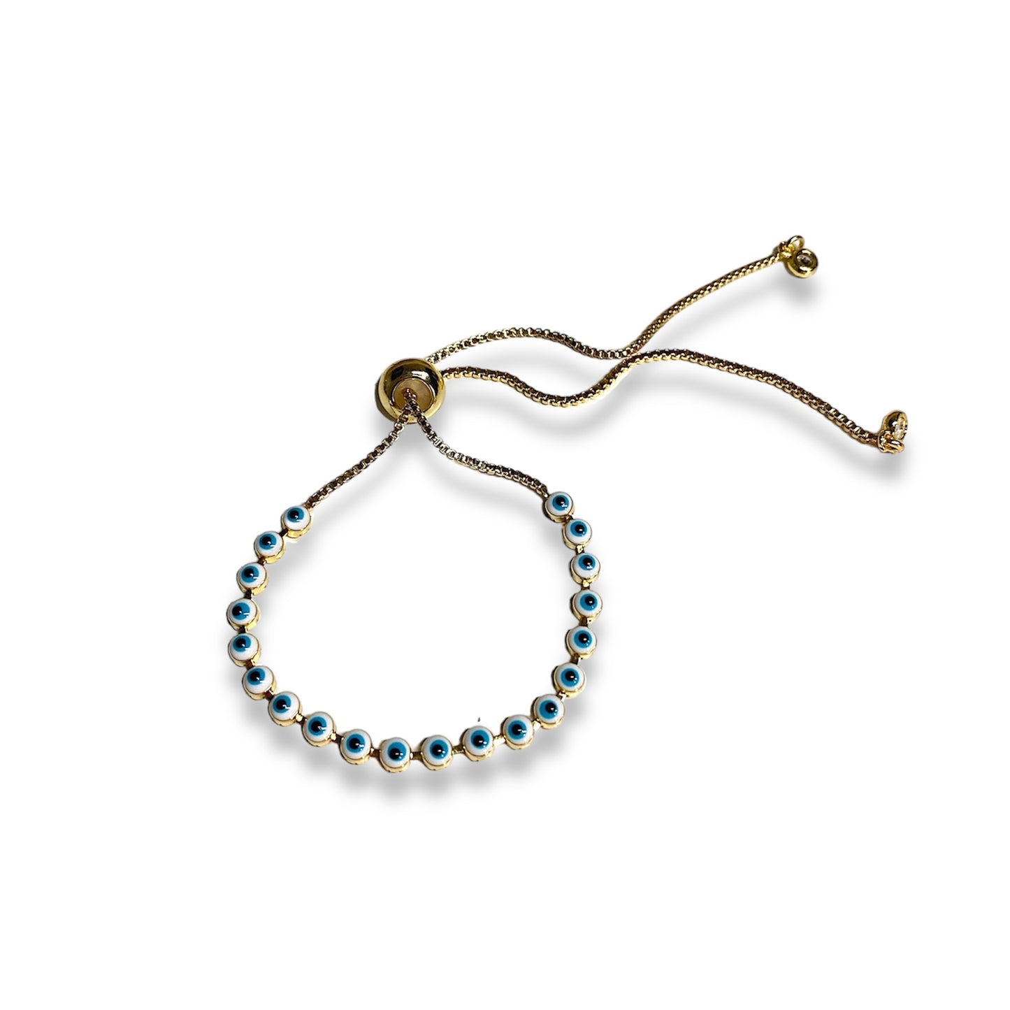 Pulseras De Ojitos Ajustable
