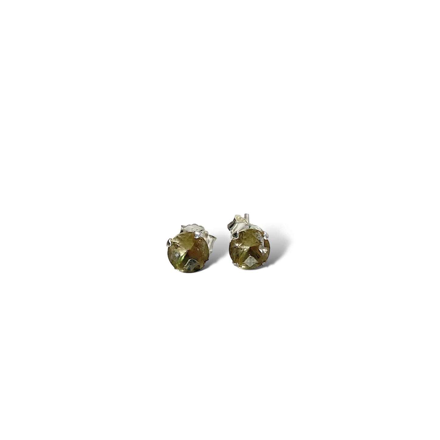 Aretes De Piedra Preciosa Zultanita Y Plata .925