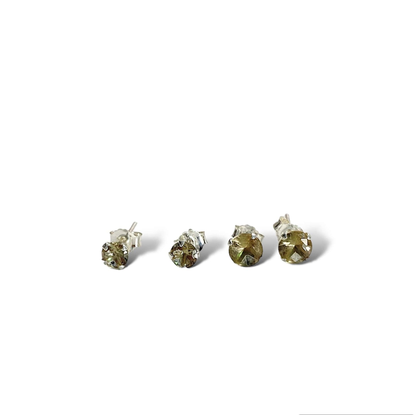 Aretes De Piedra Preciosa Zultanita Y Plata .925