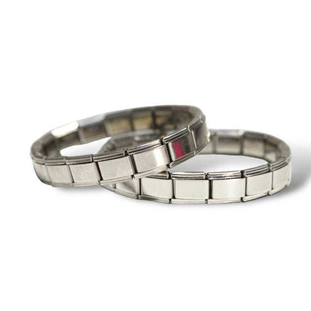 Brazalete Italiano Plateado