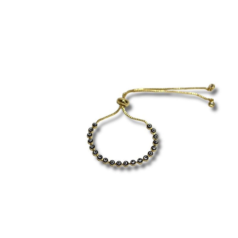 Pulseras De Ojitos Ajustable