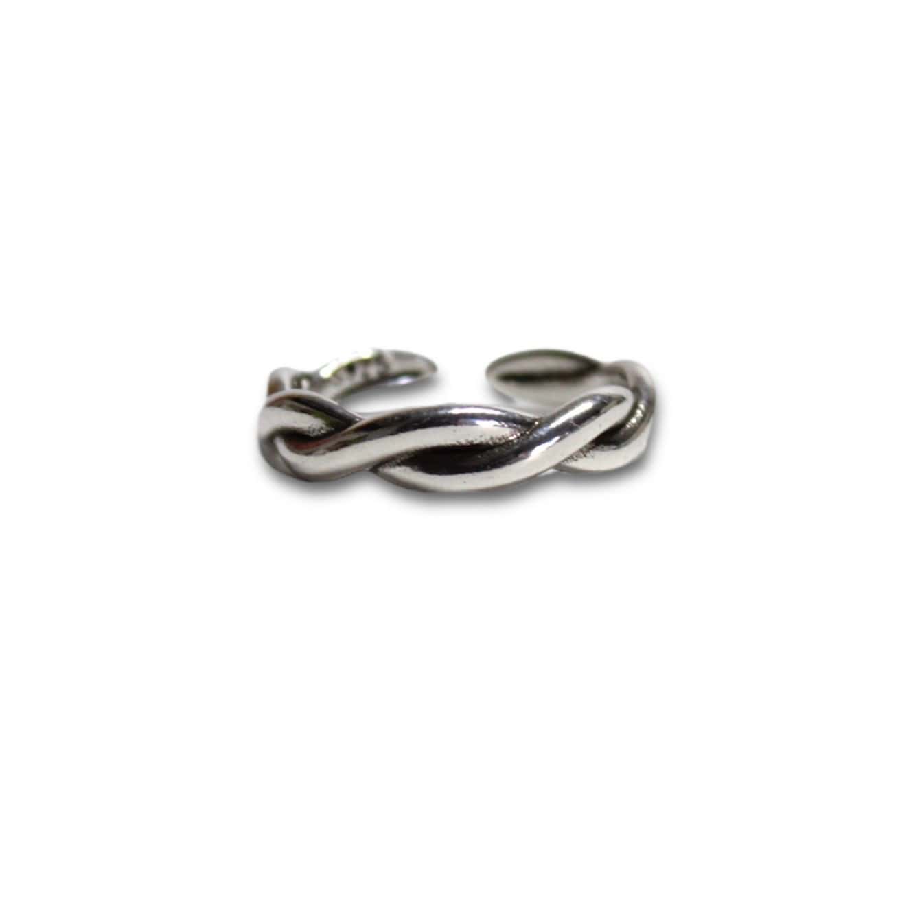 Anillo Trenza Plata