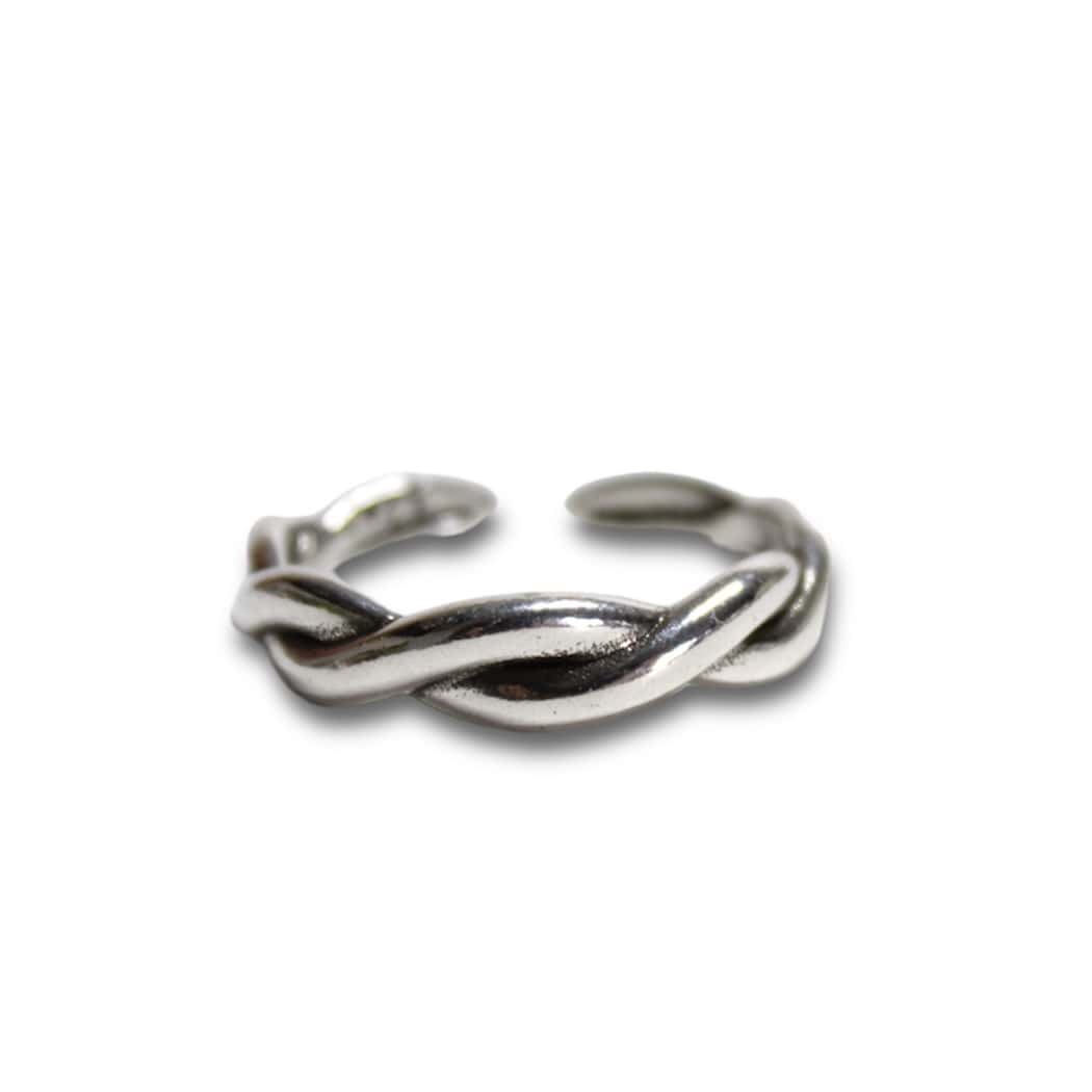 Anillo Trenza Plata