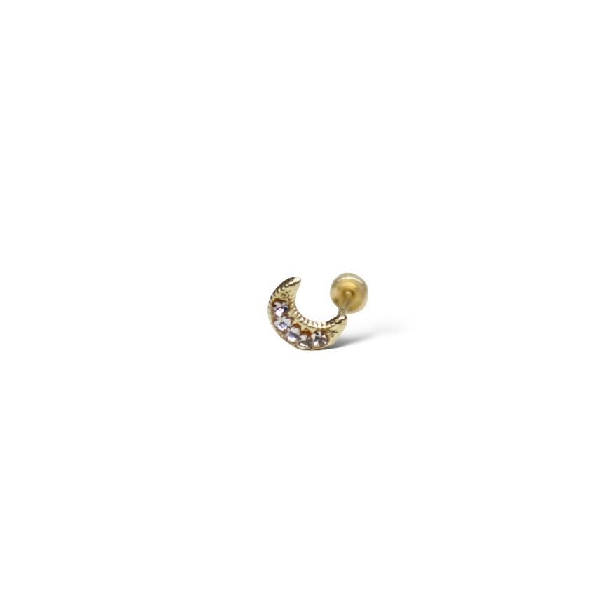 Broquel De Luna Con Zirconias