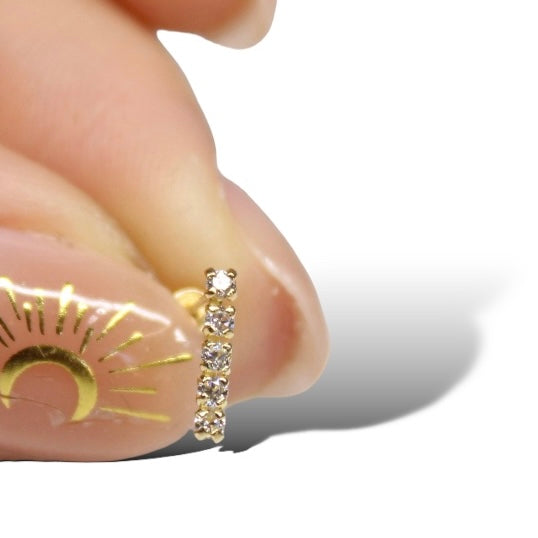 Broquel Palo Con Zirconias