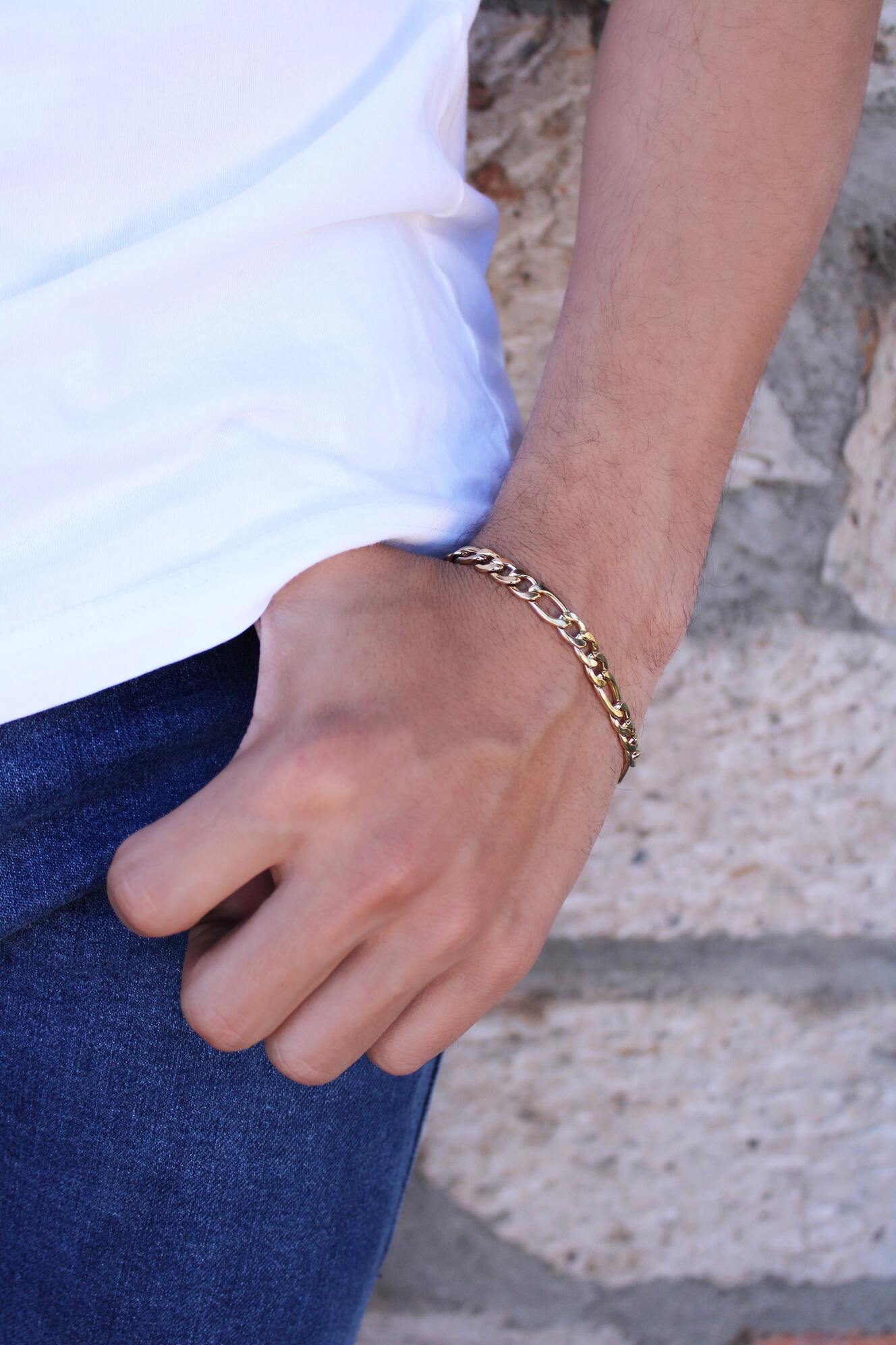 Pulsera Para Hombre Cartier 6 mm De Acero