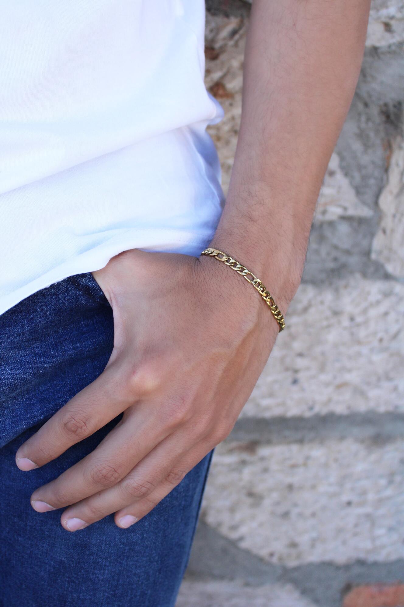 Pulsera Para Hombre Cartier 5 mm De Acero