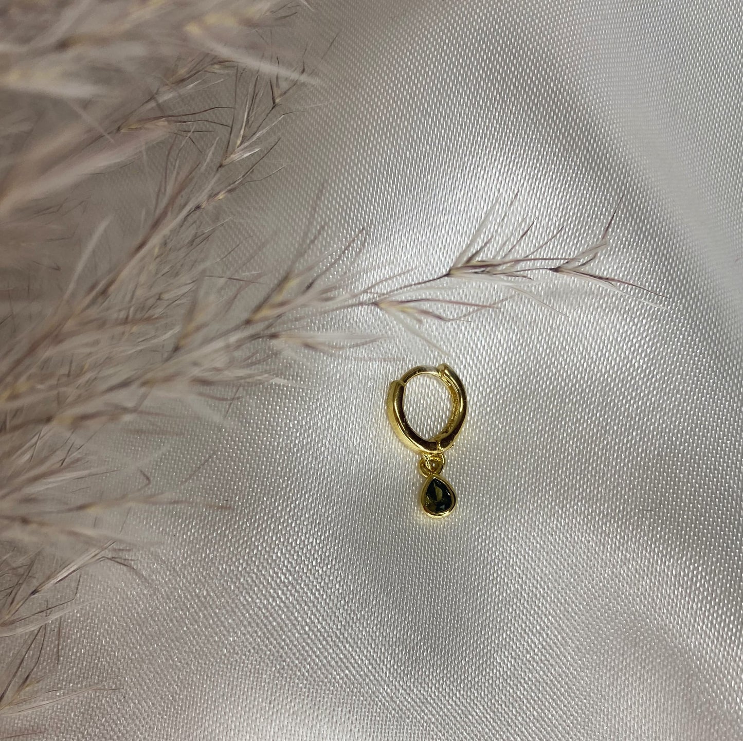 Piercings Aretes de Zirconia Y Gota