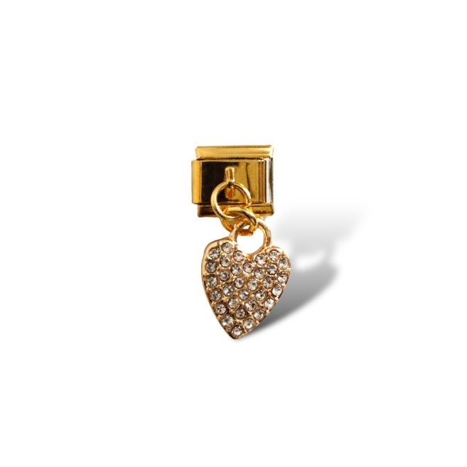 Charm Corazón Colgante Dorado