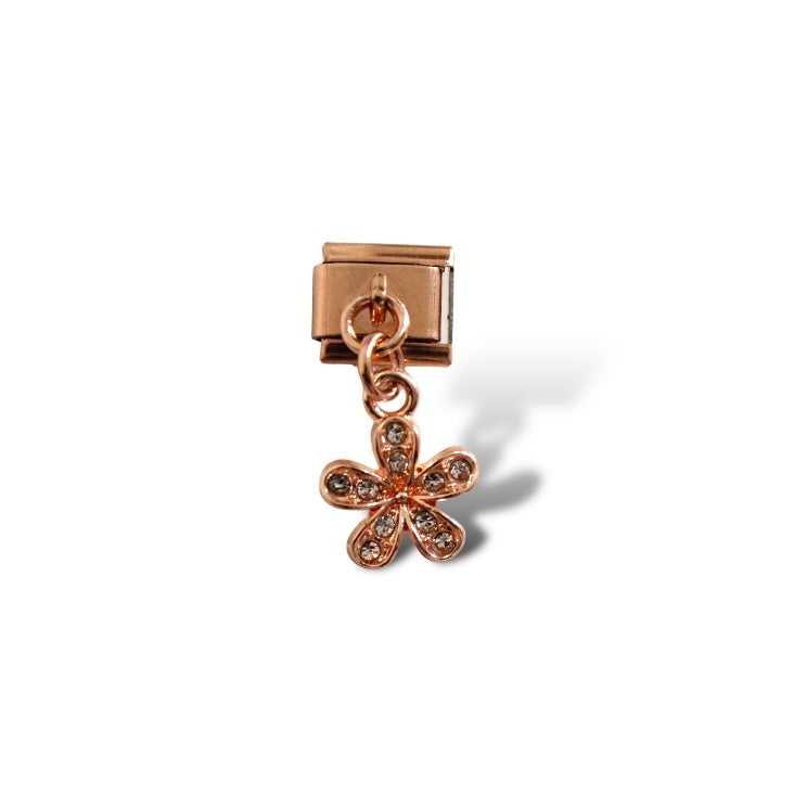 Charm Flor Rose Gold