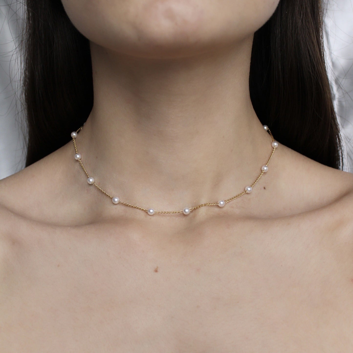 Choker de Perlas Chicas